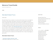 Tablet Screenshot of moroccan-travel-guide.com
